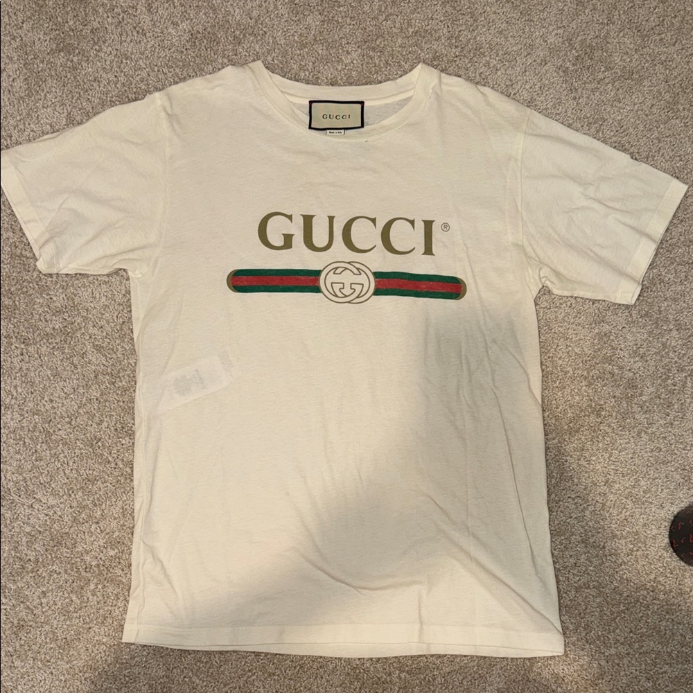 Gucci Distressed Graphic Print T-Shirt
